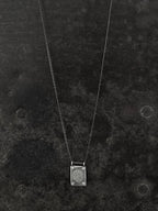 Arabesque Diamond Pendant Silver
