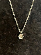 Hex Pendant 14k Gold