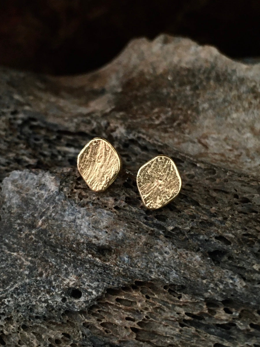 Natural Diamond Studs 14k Gold