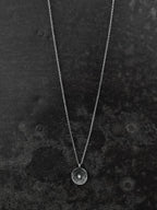 Spiral Circle Diamond Pendant