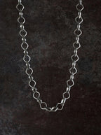 Open Diamond Link Necklace