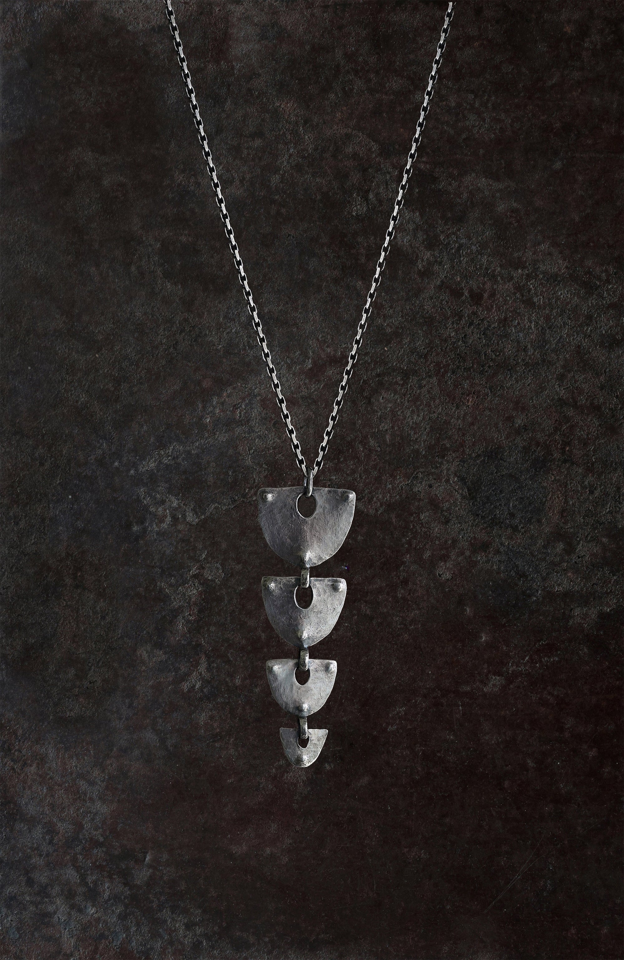 Silver Cascade Pendant